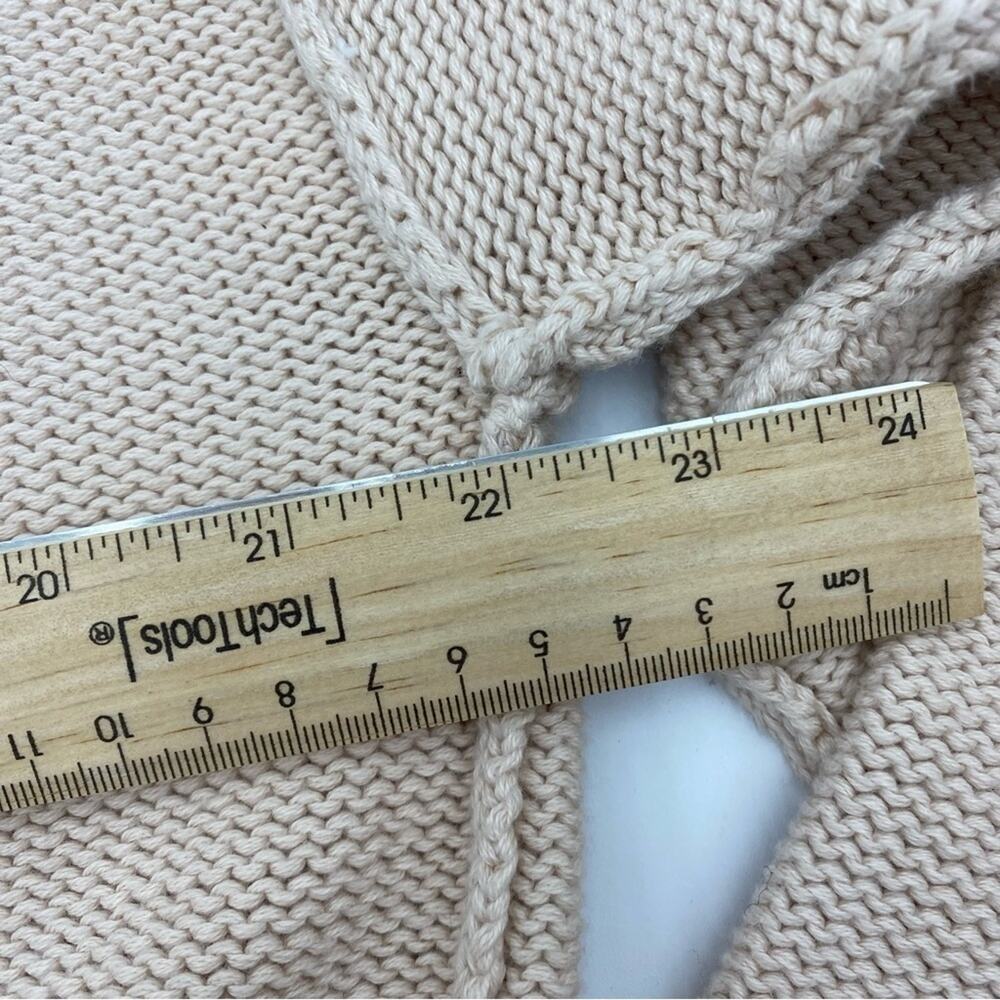 Chelsea & Theodore Sweater “inside out seams” Crewneck‎ Cream - M - Picture 8 of 10